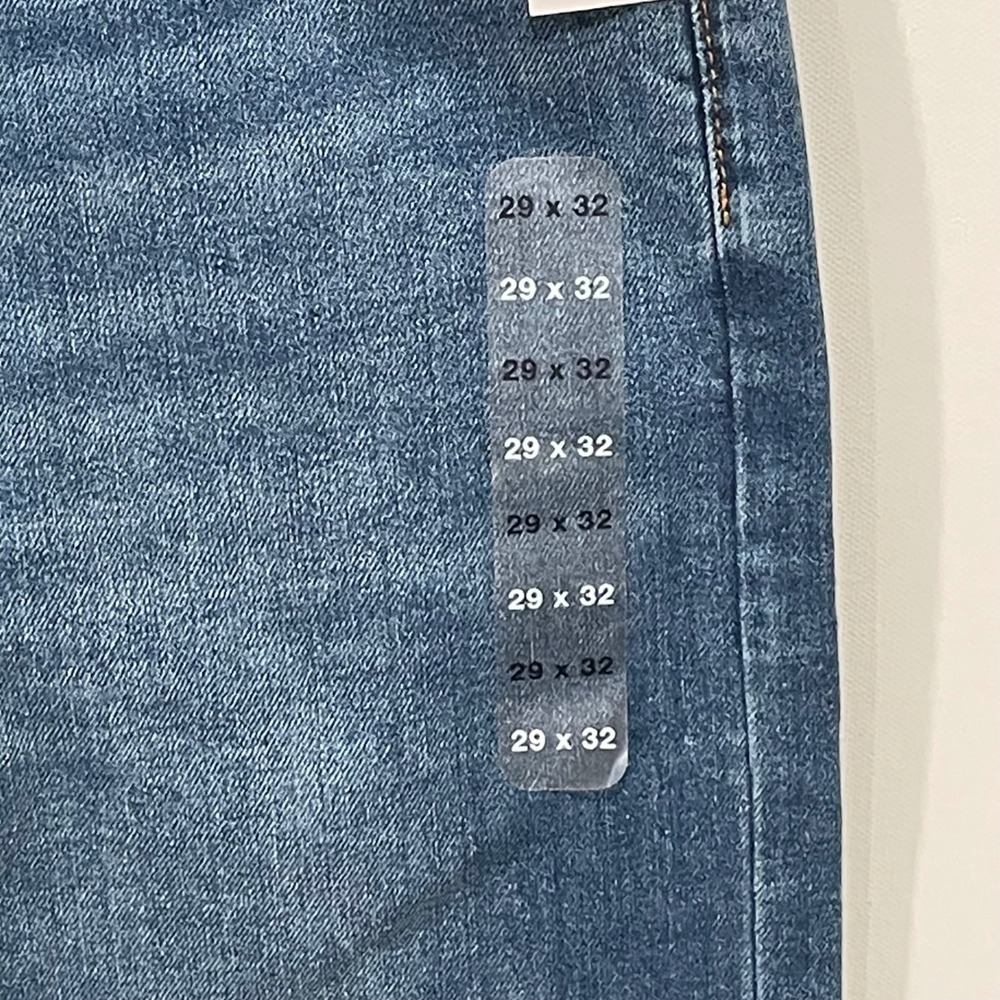 GAP Men Straight Fit Jeans Blue Wash GapFlex Mid Rise Size 29x32 New with Tags - Picture 2 of 9